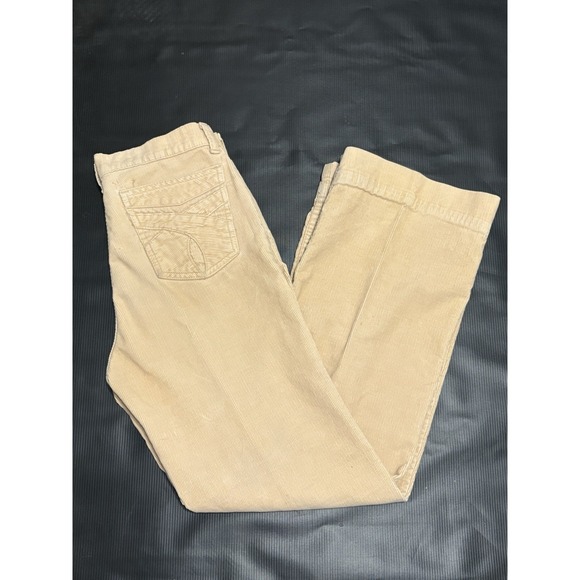 Pants - Vintage 70s Levi's White Tab Tan Corduroy Bootcut Flare Western USA Pants 28-29